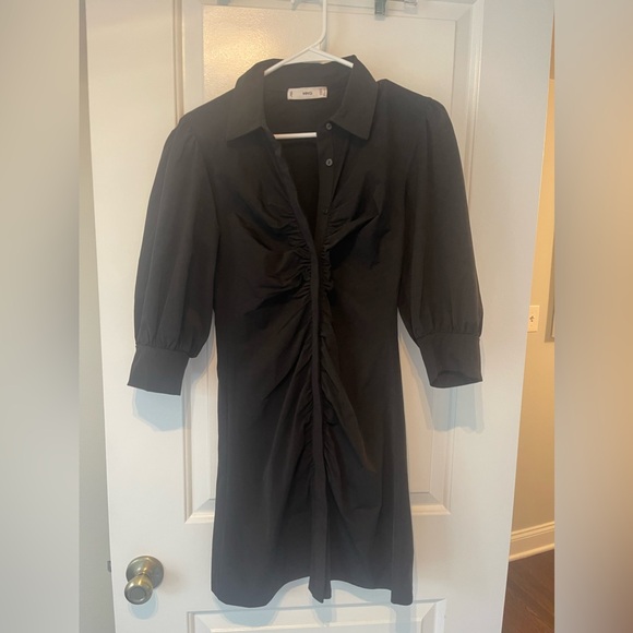 Mango Ruched Detail Dress-Excellent Condition - Picture 8 of 9